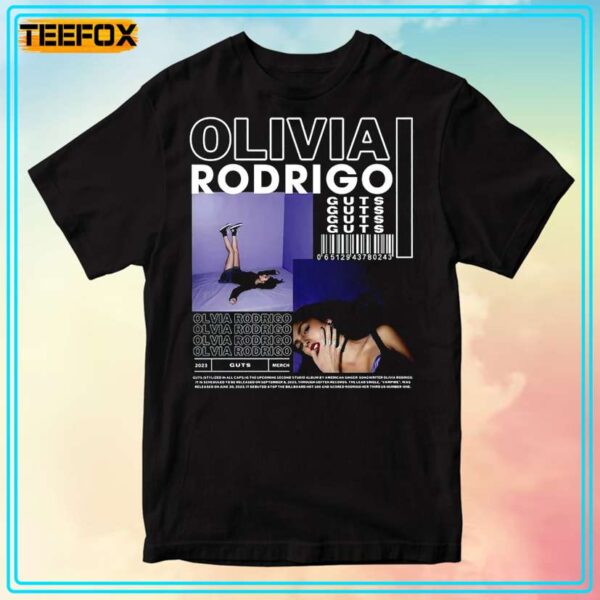 Olivia Rodrigo Guts Tour 2024 Front T Shirt