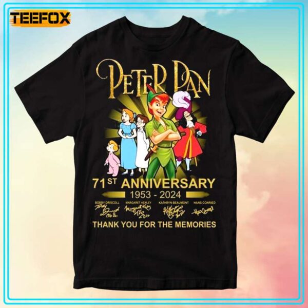 Peter Pan 71st Anniversary 1953 2024 T Shirt