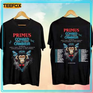 Primus and Coheed and Cambria Summer US Tour 2024 Concert T Shirt