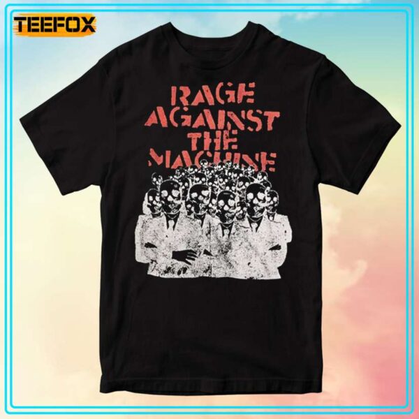 Rage Against The Machine Crowd Of Skeletons T Shirt