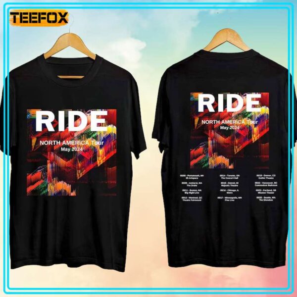 Ride North American Tour 2024 Unisex T Shirt