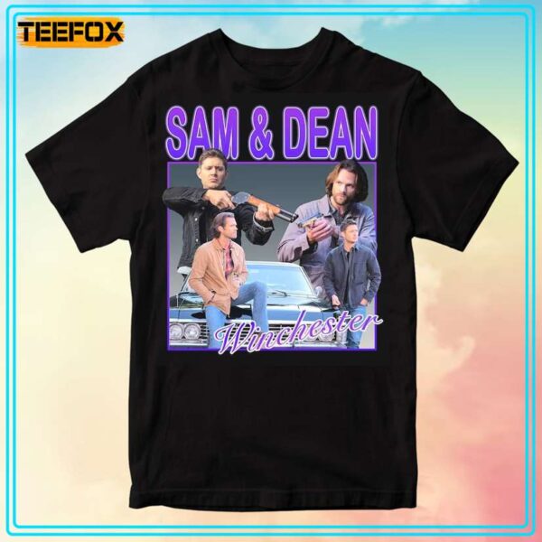 Sam and Dean Winchester Supernatural Movie T Shirt
