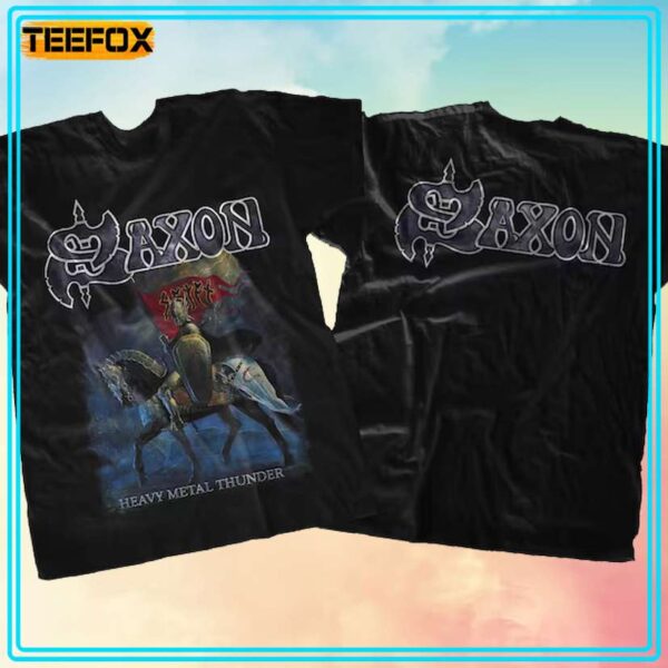 Saxon Heavy Metal Thunder Unisex T Shirt