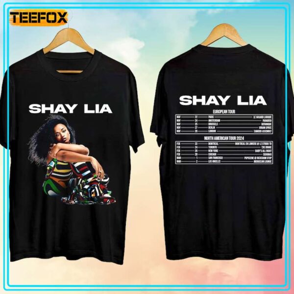 Shay Lia Tour 2024 Concert T Shirt