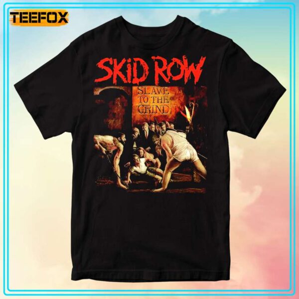 Skid Row Slave to the Grind 1991 T Shirt