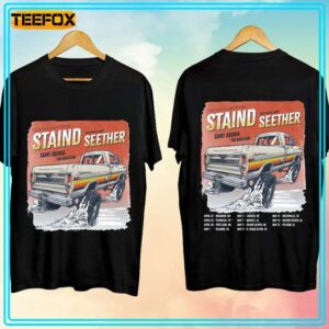 Staind Tailgate Tour 2024 Concert T Shirt