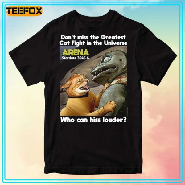 Star Trek Cat Fight Unisex T Shirt