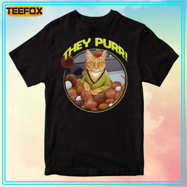 Star Trek Cat They Purr Unisex T Shirt