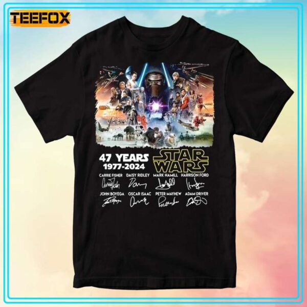 Star Wars 47th Anniversary 1977 2024 Unisex T Shirt