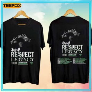 Styles P Respect My Legacy Tour 2023 2024 Concert T Shirt