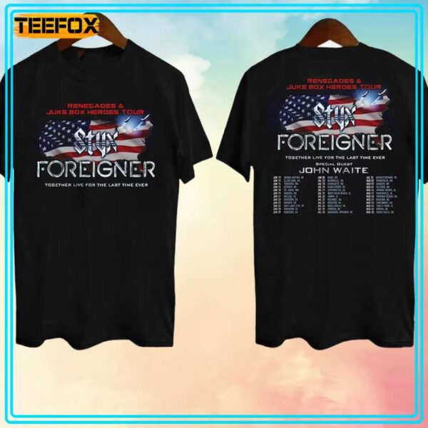 Styx And Foreiner Tour Concert 2024 T Shirt
