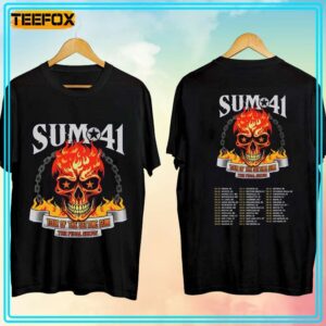 Sum 41 Tour Of The Setting Sum The Final Show 2024 2025 T Shirt