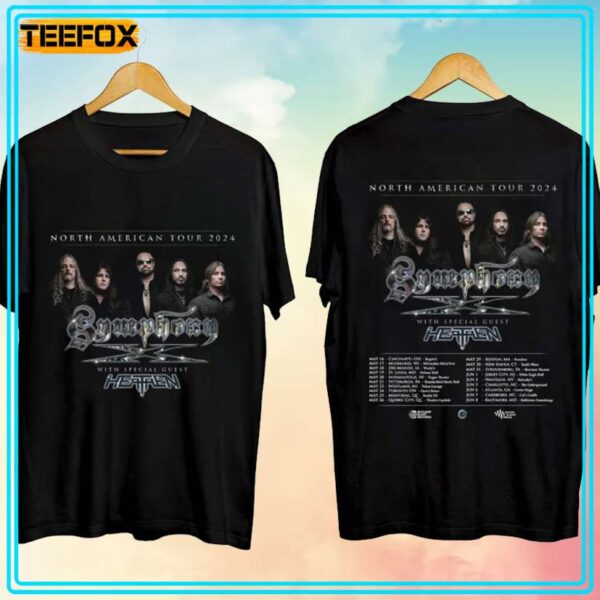 Symphony X Tour 2024 Concert T Shirt 1