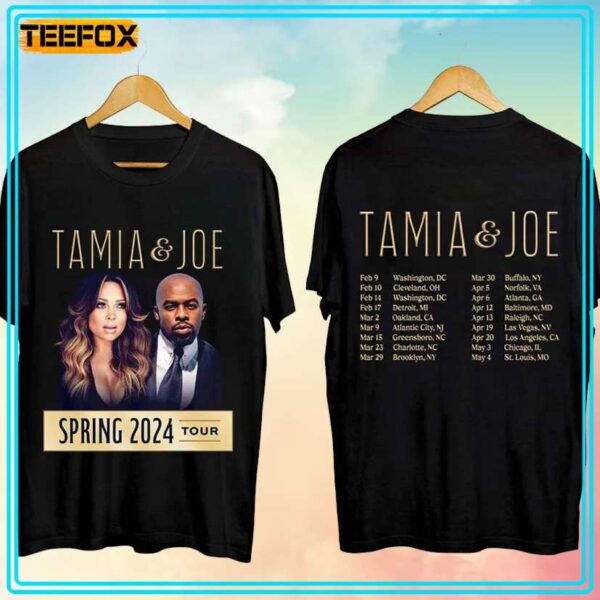 Tamia and Joes Spring Tour 2024 Unisex T Shirt
