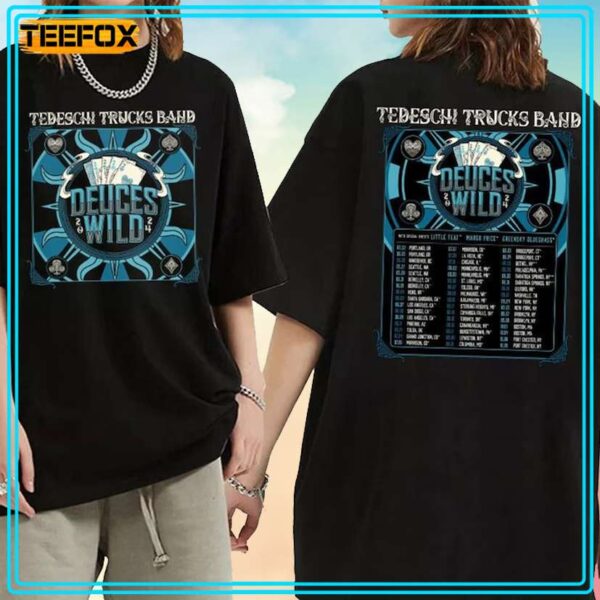 Tedeschi Trucks Band Deuces Wild North American Tour 2024 T Shirt