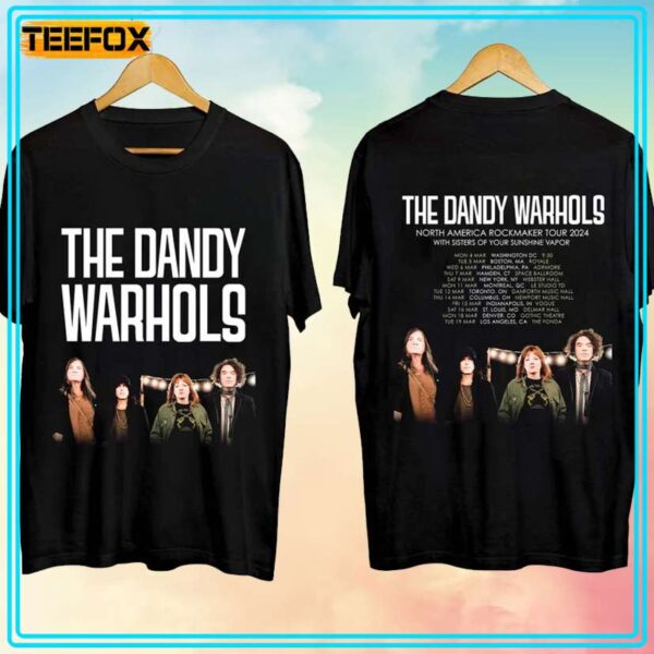 The Dandy Warhols Tour 2024 Unisex T Shirt