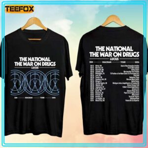 The National and The War on Drugs Zen Diagram Tour 2024 T Shirt 1