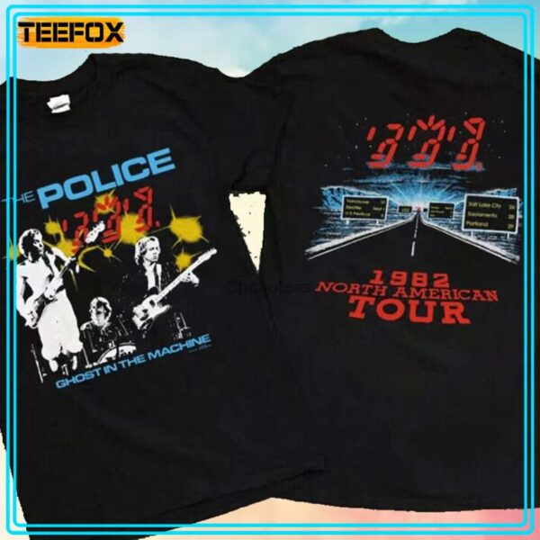 The Police Ghost In The Machine Tour 1982 T Shirt