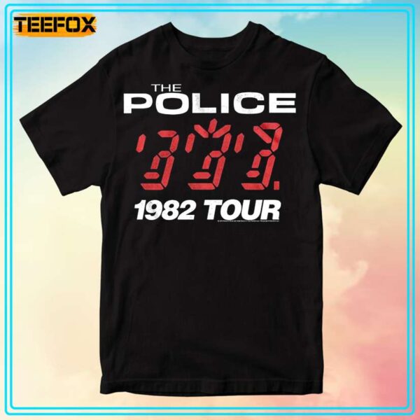 The Police Sting Ghost in the Machine Tour 1982 T Shirt