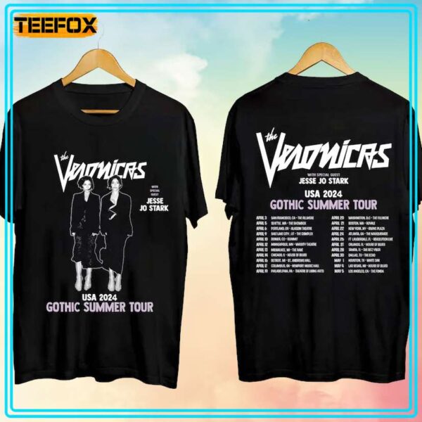 The Veronicas Gothic Summer Tour 2024 Concert T Shirt