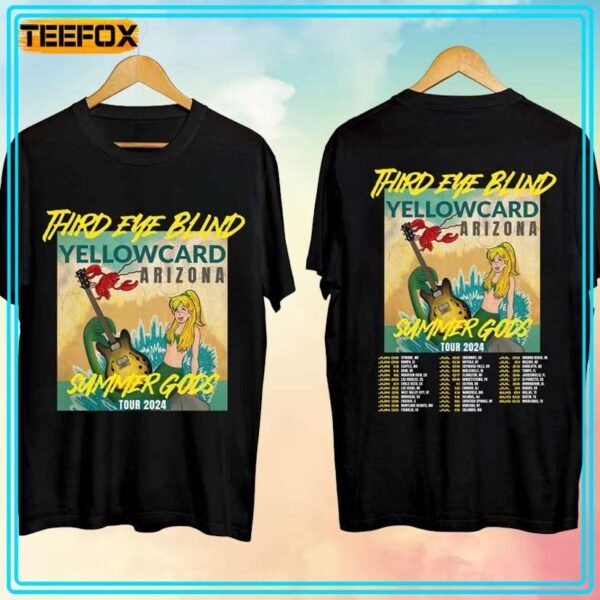 Third Eye Blind Summer Gods Tour 2024 Concert T Shirt