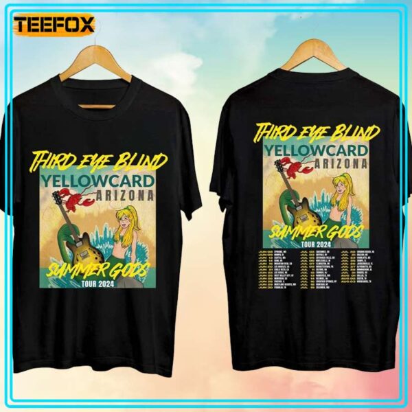 Third Eye Blind Yellowcard Arizona Summer Gods Tour 2024 T Shirt