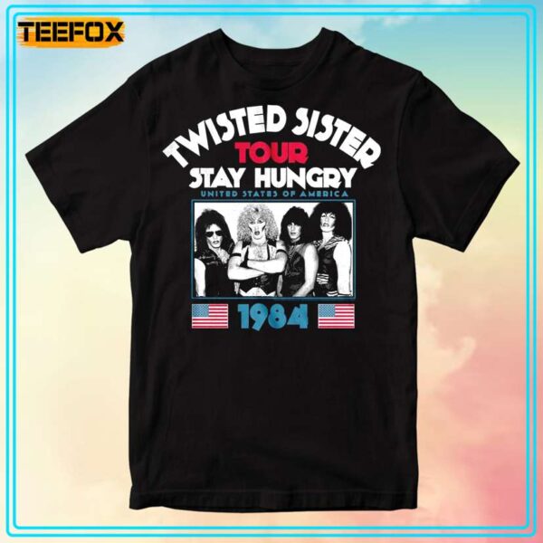 Twisted Sister Stay Hungry US Tour 1984 T Shirt