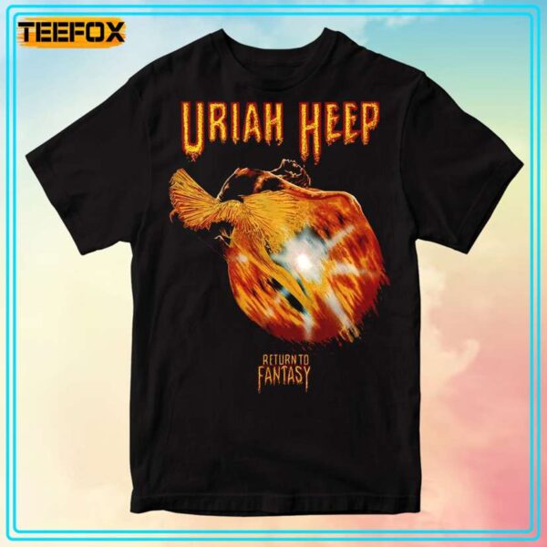 Uriah Heep Return to Fantasy 1975 T Shirt