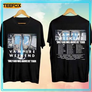 Vampire Weekend Only God Was above Us Tour 2024 T Shirt