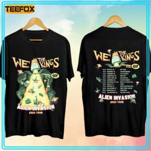 We The King Alien Invasion Tour 2024 Concert T Shirt