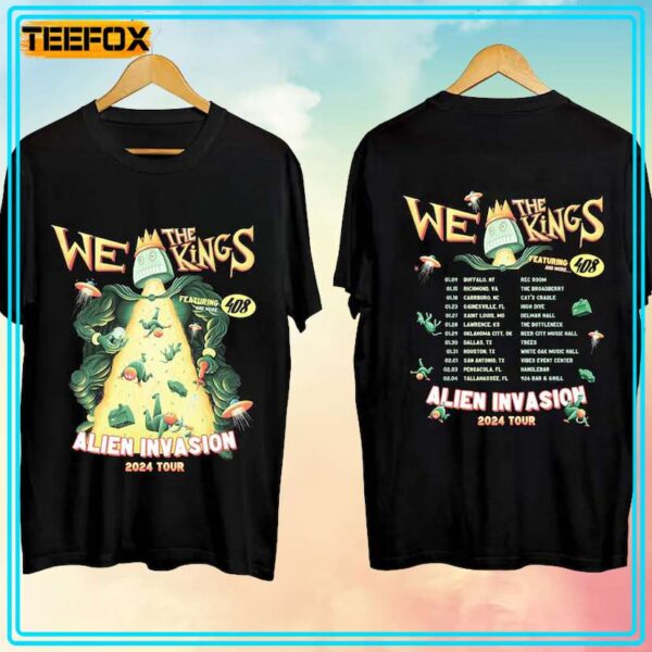 We The King Alien Invasion Tour 2024 Unisex T Shirt