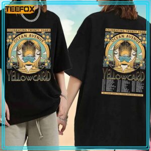 Yellowcard Ocean Avenue 20 Years Tour 2024 Concert Unisex T Shirt