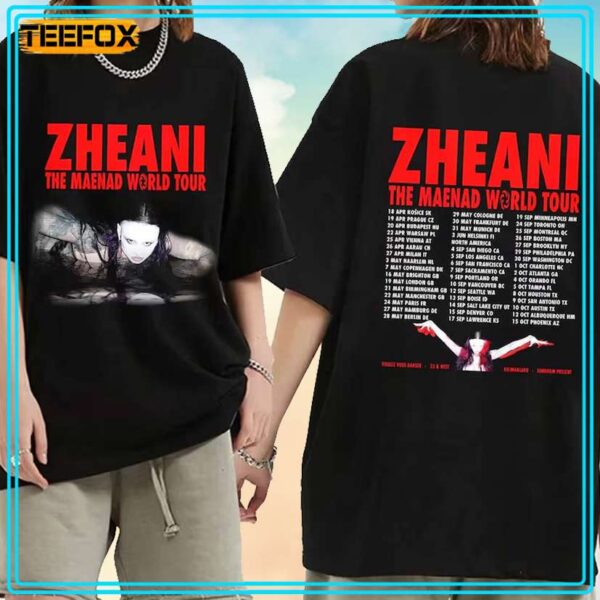 Zheani The Maenad World Tour 2024 Concert T Shirt