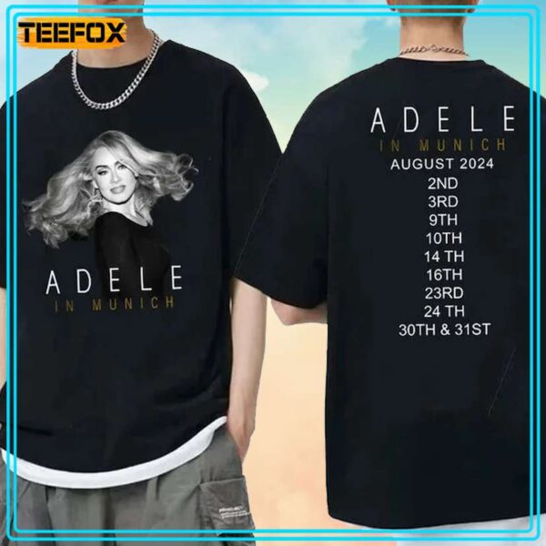 Adele In Munich Concert Tour 2024 T Shirt