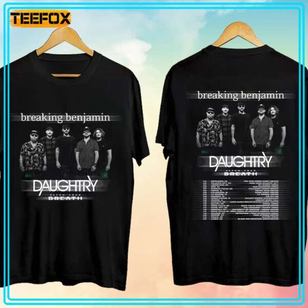 Breaking Benjamin Daughtry US Tour 2024 T Shirt