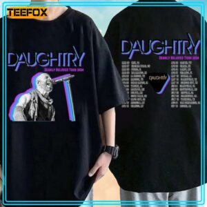 Daughtry Dearly Beloved Tour 2024 Concert T Shirt