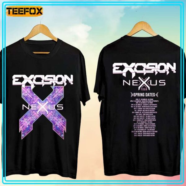 Excision The Nexus Tour 2024 Unisex T Shirt 1