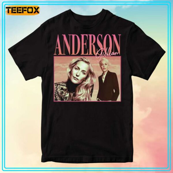 Gillian Anderson 90s Retro Style T Shirt