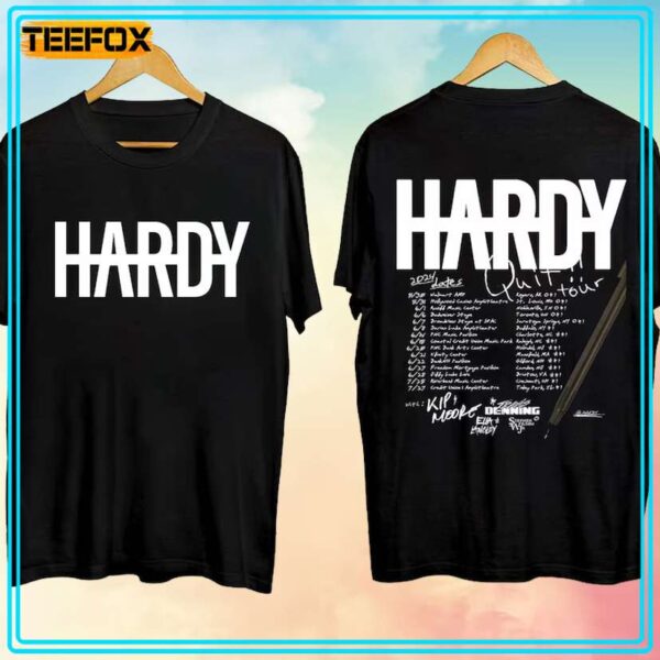 HARDY Quit Tour 2024 Concert T Shirt