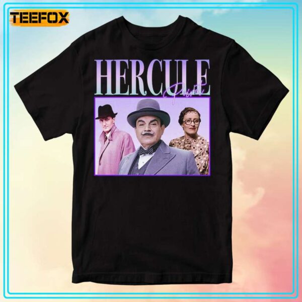 Hercule Poirot Fictional Character T Shirt