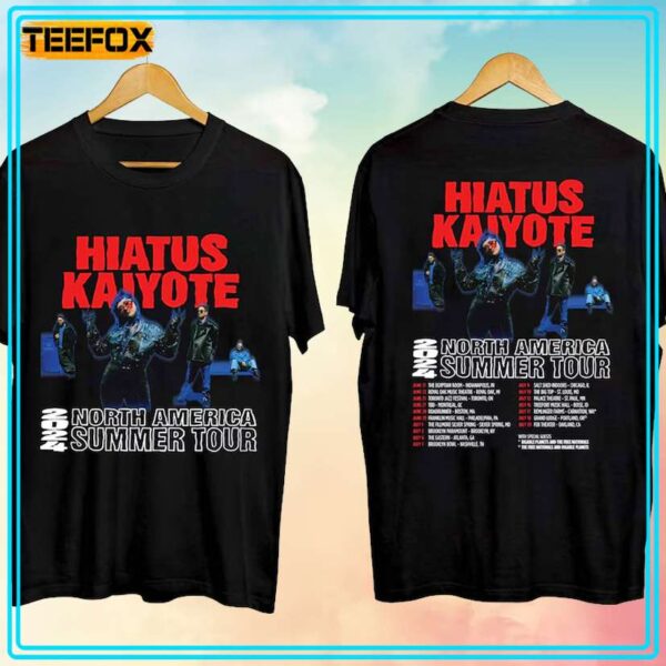 Hiatus Kaiyote Tour 2024 Concert T Shirt