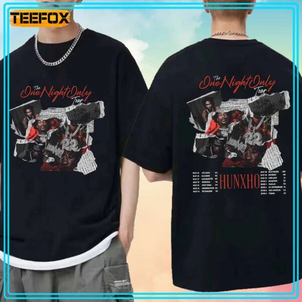 Hunxho One Night Only Tour 2024 Concert T Shirt