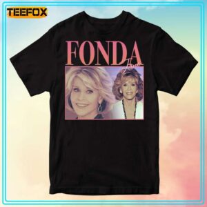 Jane Fonda 90s Retro Style T Shirt