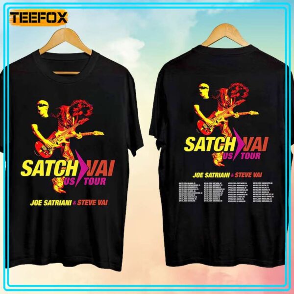 Joe Satriani and Steve Vai Satchvai US Tour 2024 Unisex T Shirt