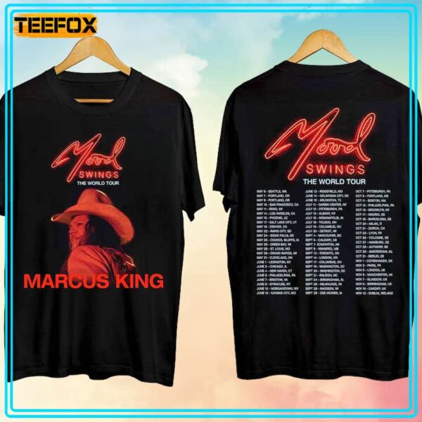 Marcus King Mood Swings The World Tour 2024 Unisex T Shirt