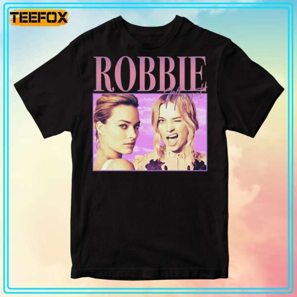 Margot Robbie 90s Retro Style T Shirt