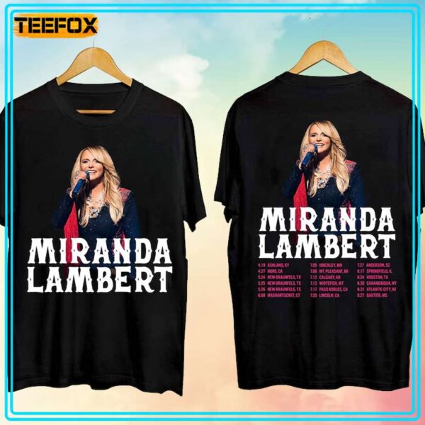 Miranda Lambert Country Music Tour 2024 T Shirt