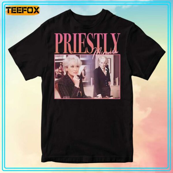 Miranda Priestly 90s Retro Style T Shirt