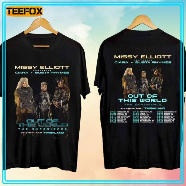 Missy Elliott Out of This World Tour 2024 Unisex T Shirt