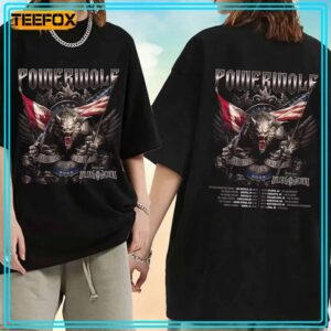 Powerwolf North America Tour 2024 Concert Music T Shirt